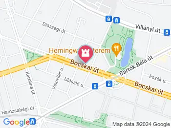 Újbudai Zsinagóga Budapest a térképen