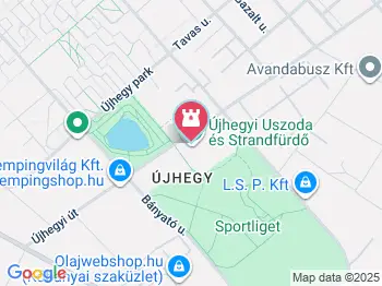 Újhegyi Uszoda és Strandfürdő Budapest a térképen