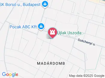 Újlak Uszoda Budapest a térképen