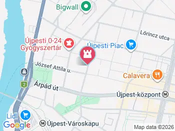 Újpesti Nagyzsinagóga Budapest a térképen