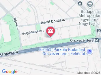 Ülő leány szobor Budapest a térképen