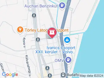 Ülő nő Budapest a térképen