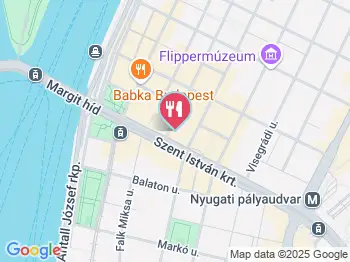 Underworld Pub Budapest a térképen