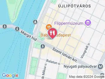 Unicornis Fagyizó & USA Delicates Budapest a térképen