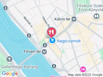 Unique Tea & Street Food Budapest a térképen