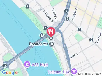 Üveges söröző Budapest a térképen