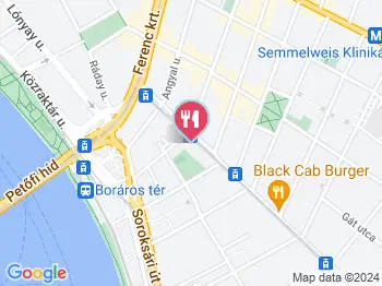 V51cafe Budapest a térképen