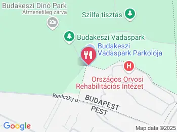 Vadaspark Étterem Budapest a térképen