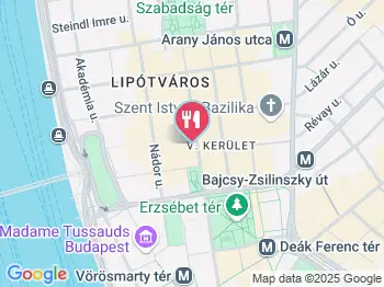 Vai Me! Georgian Restaurant Budapest a térképen