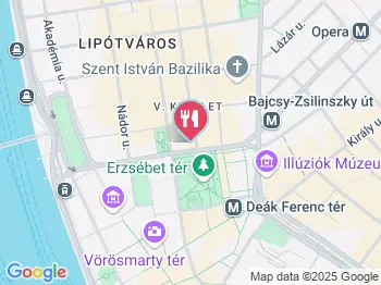 Vaj - József Attila utca Budapest a térképen
