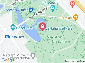 Vajdahunyad Vára Budapest a térképen