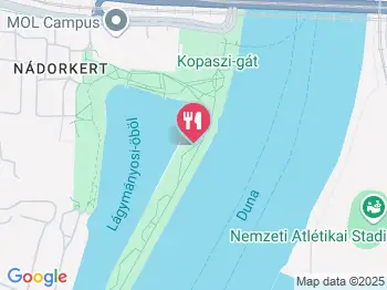 Vakvarjú Beach Bistro Budapest a térképen