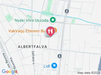 Vakvarjú Vendéglő - Buda Budapest a térképen