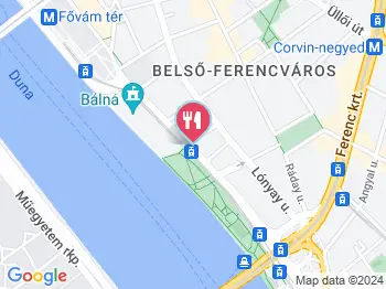 Váncza & Varga Rétesbolt Budapest a térképen