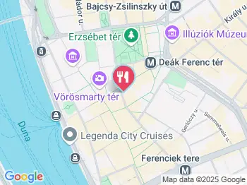 Vapiano Étterem - Belváros Budapest a térképen