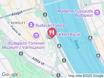 Vár Gourmet Budapest a térképen