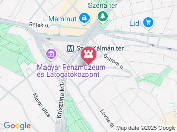 Várfok Galéria Budapest a térképen