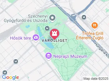 Városliget Budapest a térképen