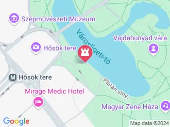 Városligeti Műjégpálya Budapest a térképen