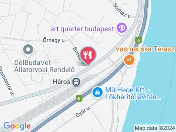 Várszegi Pincészet Budapest a térképen