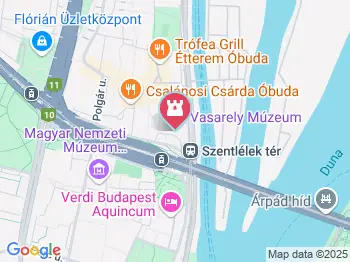 Vasarely Múzeum Budapest a térképen