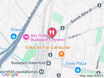 Vasút Söröző Budapest a térképen