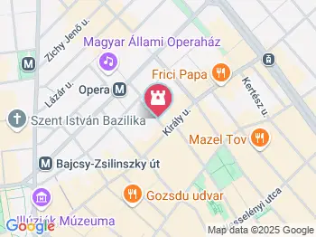 Vasvári Pál utcai Zsinagóga Budapest a térképen