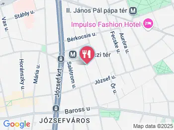 Vatoz Budapest a térképen