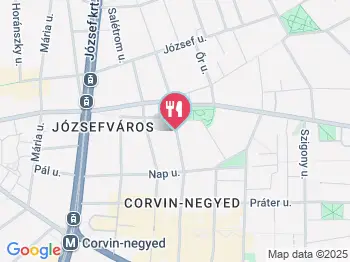 Vega Szendvics Budapest a térképen