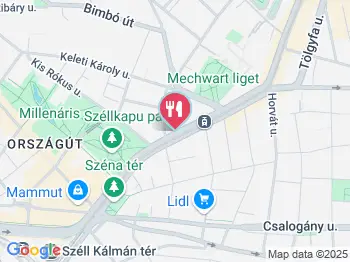 Vega Zone Budapest a térképen