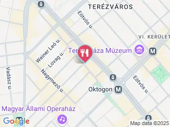 Vegażżi Budapest a térképen