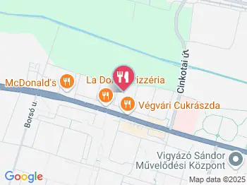 Végvári Cukrászda - Pesti út Budapest a térképen