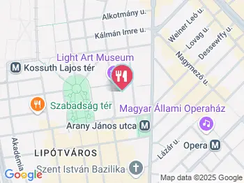 Via Luna Étterem Budapest a térképen