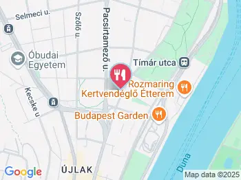 Vidocq Étterem Budapest a térképen