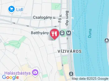Vigadó Étterem & Söröző Budapest a térképen