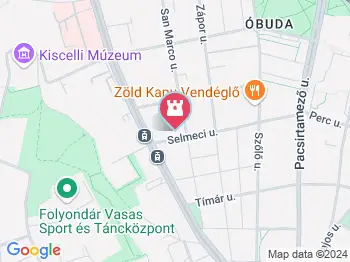 A Vigalmi tér szökőkútja Budapest a térképen