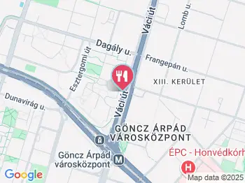 Viktória Cukrászda Budapest a térképen