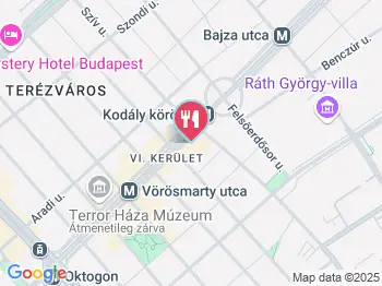 VIN.VIN City Étterem Budapest a térképen