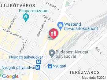 VIN.VIN Westend Budapest a térképen