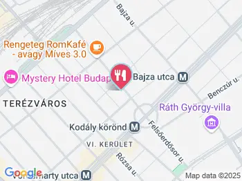 Vincent & Coffee Budapest a térképen