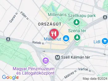 Vineta Bar - Fény utcai Piac Budapest a térképen