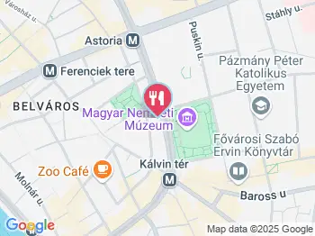 Vinikli Budapest a térképen