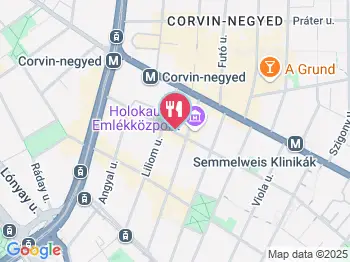 VinoPiano - Tűzoltó utca Budapest a térképen