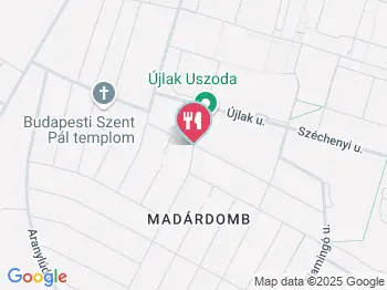 Violetta Cukrászda Budapest a térképen