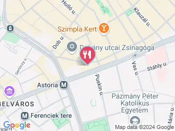 Virasat Indian Restaurant Budapest a térképen