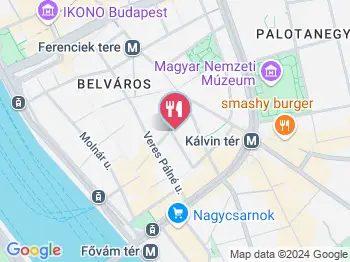 Vivina Cafe Budapest a térképen