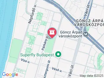 Vizafogó Park Budapest a térképen