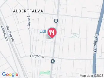 Vörös & Fekete Kisvendéglő Budapest a térképen