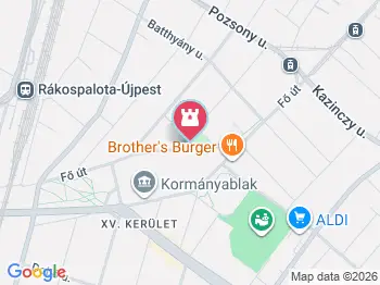 Wágner Manó emlékkő Budapest a térképen