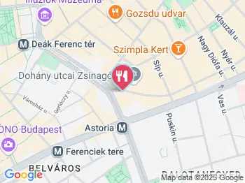 Walhalla Club Budapest a térképen